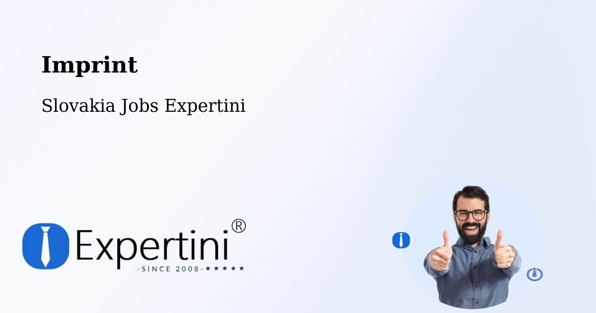 Imprint – Stupava - Slovakia Jobs Expertini